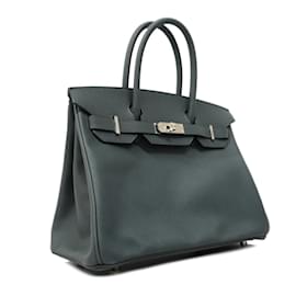 Hermès-Hermes Birkin 30 W Handbag in Engraved Epsom Leather-Other