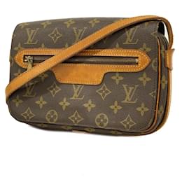 Louis Vuitton-Louis Vuitton Monogram Saint Germain Shoulder Bag for Women-Brown