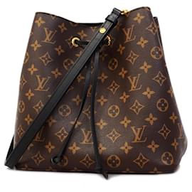 Louis Vuitton-Louis Vuitton Monogram NeoNoe Shoulder Bag in Noir-Black