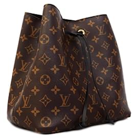 Louis Vuitton-Louis Vuitton Monogram NeoNoe Shoulder Bag in Noir-Black