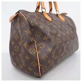 Louis Vuitton-Borsa Louis Vuitton Monogram Speedy 35 - Marrone-Marrone