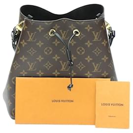 Louis Vuitton-Louis Vuitton Monogram NeoNoe Schultertasche in Noir-Braun,Schwarz