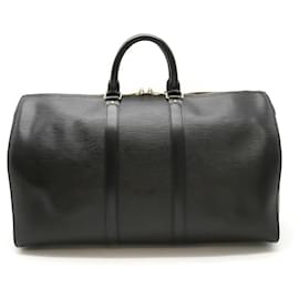 Louis Vuitton-Borsa Boston Keepall 45 Epi Louis Vuitton-Nero