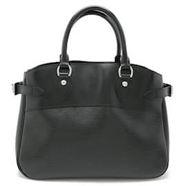 Louis Vuitton-Borsa Louis Vuitton Epi Passy PM-Nero