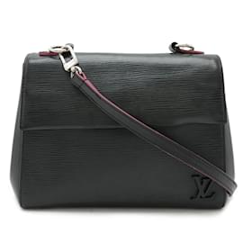 Louis Vuitton-Louis Vuitton Epi Cluny BB Shoulder Bag-Black,Pink