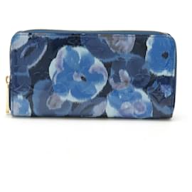 Louis Vuitton-Portafoglio Zippy Ikat Flower Vernis Louis Vuitton-Blu