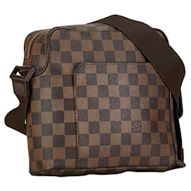 Louis Vuitton-Louis Vuitton Damier Olaf PM Schultertasche-Braun