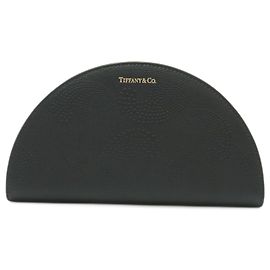 Tiffany & Co Tiffany Half Moon Wallet Black