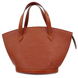 Louis Vuitton-Borsa Epi Saint Jacques di Louis Vuitton-Marrone