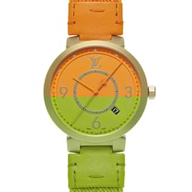 Louis Vuitton-Louis Vuitton Tambour QA103 Men's Wristwatch-Other