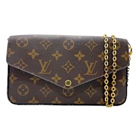 Louis Vuitton-Fuchsia Monogram Pochette von Louis Vuitton-Fuschia