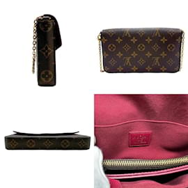 Louis Vuitton-Fuchsia Monogram Pochette von Louis Vuitton-Fuschia