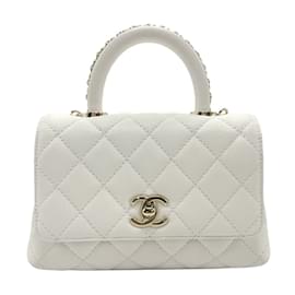 Chanel-Borsa a mano Chanel Borsa a spalla Coco Handle XXS-Bianco