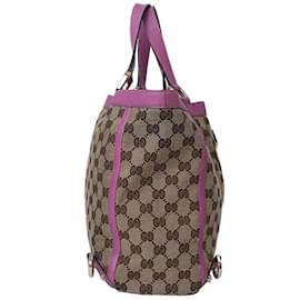 Gucci-Borsa tote Gucci Abby GG in tela-Marrone,Rosa