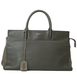 Sac à main Cabas Rive Gauche de Saint Laurent Marron
