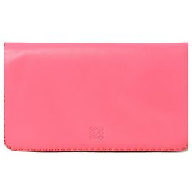 Pochette Loewe Second Pouch en Fuchsia Rose