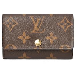 Louis Vuitton-Portachiavi Monogram Louis Vuitton-Marrone