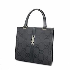 Gucci-Borsa Gucci Jackie Jumbo GG-Nero