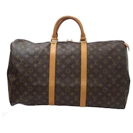 Louis Vuitton-Boston Tasche Keepall 50 Louis Vuitton-Monogramm