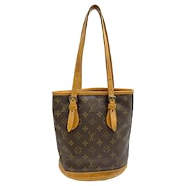 Louis Vuitton-Louis Vuitton Monogram Bucket PM Handtasche-Braun