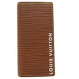 Louis Vuitton-Louis Vuitton Epi Brown Bi-fold Wallet-Brown