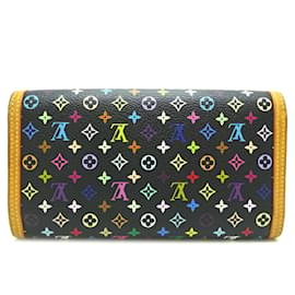 Louis Vuitton-Portafoglio lungo Monogram Multicolore Louis Vuitton-Nero