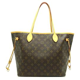 Louis Vuitton-Borsa tote Louis Vuitton Neverfull MM-Marrone