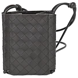 Bottega Veneta-Bottega Veneta La Borsa a Spalla The Knot-Marrone scuro