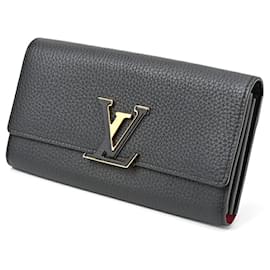 Louis Vuitton-Portafoglio Capucines Louis Vuitton-Nero