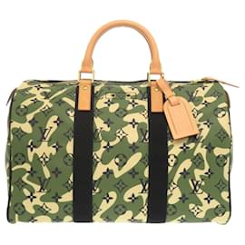 Louis Vuitton-Louis Vuitton Speedy 35 Monogram Boston Bag-Green