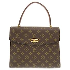 Louis Vuitton-Louis Vuitton Malesherbes Monogram Handtasche-Braun