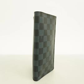 Louis Vuitton-Louis Vuitton Long Wallet Damier Cobalt-Black,Other