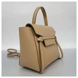 Céline-Borsa a cintura Nano di Celine in pelle beige-Beige