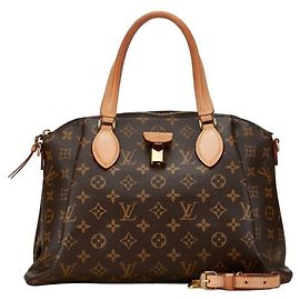 Bolso Louis Vuitton Monogram Rivoli MM Castaño Monograma