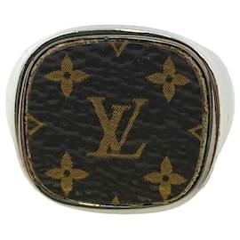 Louis Vuitton-Berg Monogram Vorhängeschloss Ring von Louis Vuitton-Braun,Silber