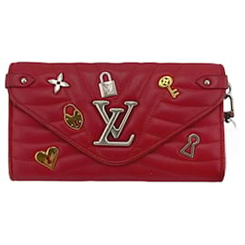 Louis Vuitton-Rotes langes Portemonnaie von Louis Vuitton-Rot