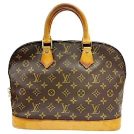 Louis Vuitton-Bolsa Louis Vuitton Alma PM Monograma Marrom-Marrom