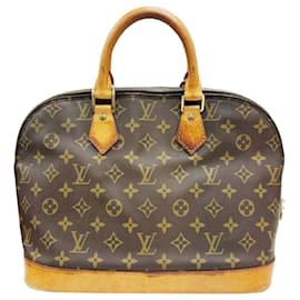 Louis Vuitton-Borsa Louis Vuitton Alma PM Monogramma Marrone-Marrone