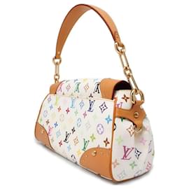 Louis Vuitton-Monogramm Multicolore Schultertasche Louis Vuitton-Weiß