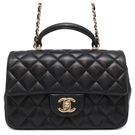 Chanel-Borsa a spalla mini Matelassé Chanel-Nero