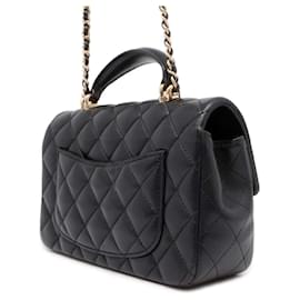 Chanel-Borsa a spalla mini Matelassé Chanel-Nero