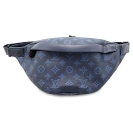 Louis Vuitton-Borsa a tracolla Monogram Shadow Louis Vuitton-Nero,Blu,Blu navy