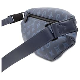 Louis Vuitton-Borsa a tracolla Monogram Shadow Louis Vuitton-Nero,Blu,Blu navy