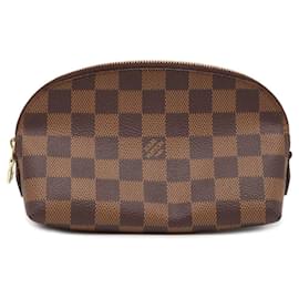 Louis Vuitton-Pochette Tick PM Damier Ebene Louis Vuitton-Rot,Damier ebene