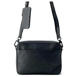 Louis Vuitton-Borsa a Spalla Monogram Shadow Louis Vuitton-Nero