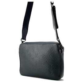 Louis Vuitton-Borsa a Spalla Monogram Shadow Louis Vuitton-Nero