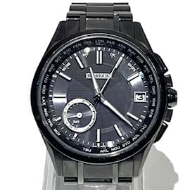 Citizens of Humanity-Citizen Attesa F150-T021590 Radio Solar Black Dial Watch-Other