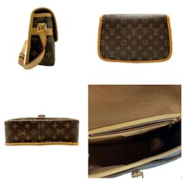 Louis Vuitton-Monogram Schultertasche Louis Vuitton-Braun