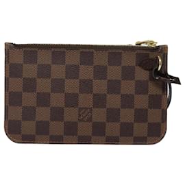 Louis Vuitton-Pochete Louis Vuitton Neverfull-Marrom