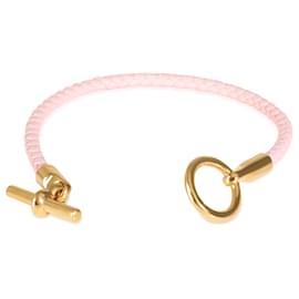 Hermès-Bracciale Glenan placcato oro Hermès in Rosa Sakura-Altro